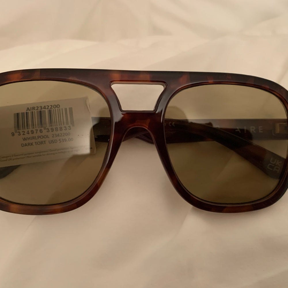 AIRE Tortoise Shell Aviator Sunglasses